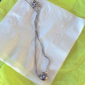 Brighton light blue charmed necklace